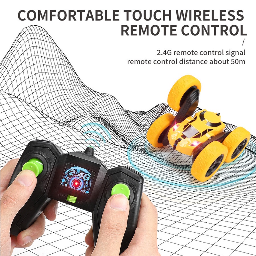 Xe ô tô điều khiển từ xa Z003 4WD 2.4GHz lộn xoay 360 độ, ô tô điều khiển, xe điều khiển, đồ chơi điều khiển từ xa