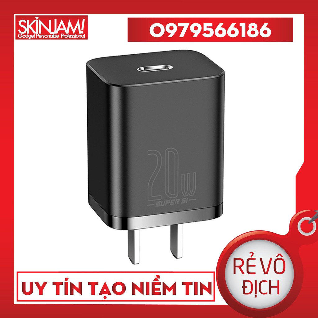 | Baseus | Củ Sạc Nhanh 20W Cho IPhone 12 Series Chính Hãng Baseus Super Si Quick Charger Bảo Hành 18 Tháng