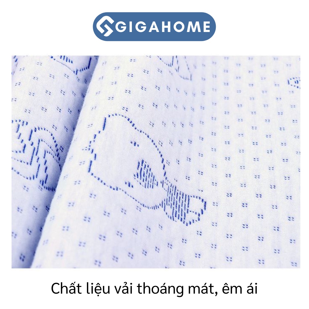Tấm Lót Chống Thấm 4 Lớp GIGAHOME Cho Bé Sơ Sinh, Thoáng Khí 50x70cm 5922
