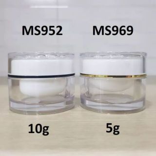 Hủ đựng mỹ phẩm 2 lớp 5g/10g - hủ chiết kem