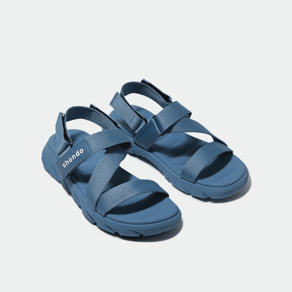 Giày Sandals SHONDO F6 Sport Xanh Lam - F6S304