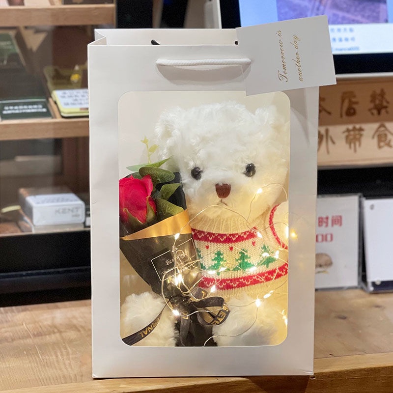 Gấu Bông Teddy Quà Tặng Giáng Sinh Đáng Yêu