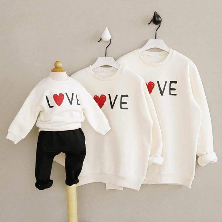 ♥️VIDEO ÁO NỈ GIA ĐÌNH CHỮ L♥️VE CHẤT NỈ BÔNG LOẠI 1