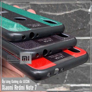 Ốp lưng Xiaomi Redmi Note 7 Gương da LECIA