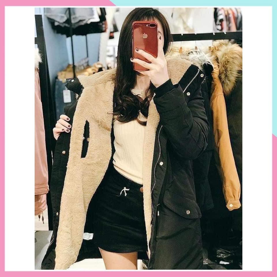 ÁO KHOÁC PARKA XUẤT XỊN ZARA, ÁO KHOÁC LÓT LÔNG MỀM MỊN - A358 (Kèm ảnh thật)
