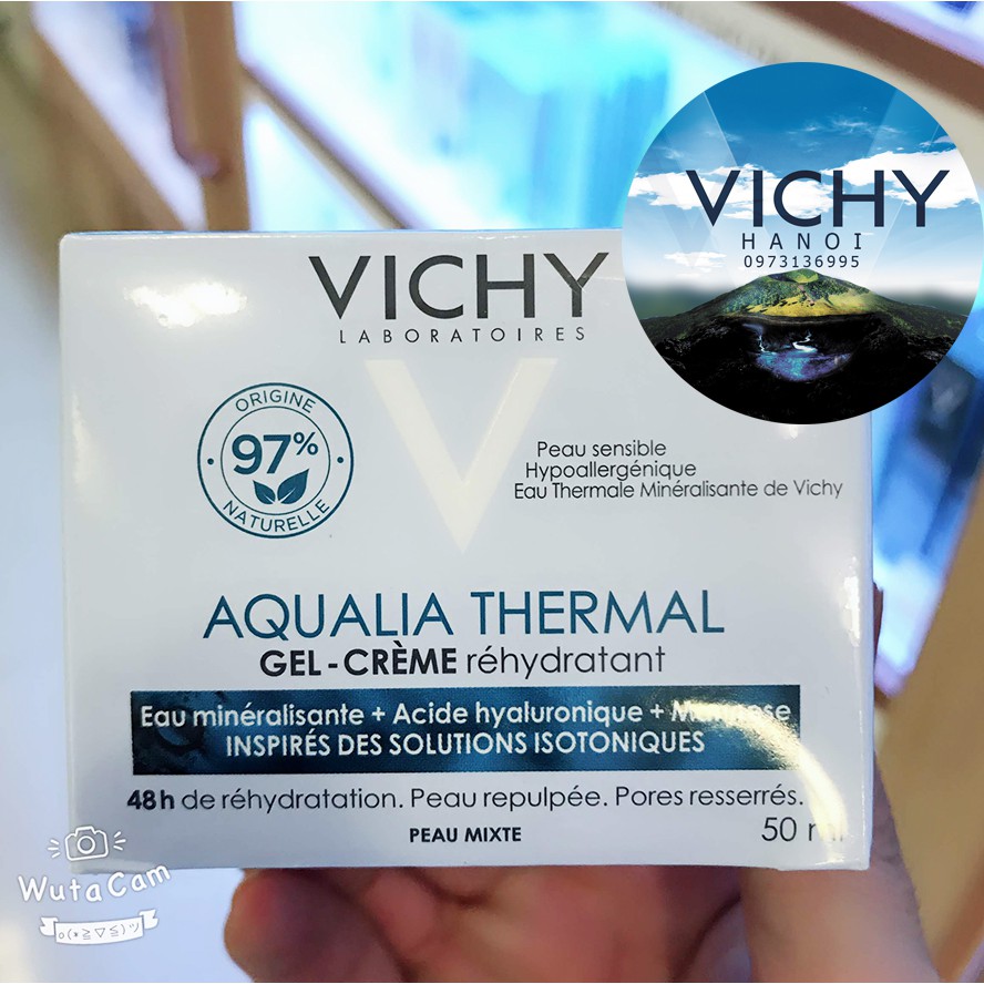 Kem dưỡng ẩm 48h Vichy Aqualia Thermal Rehydrating Cream-Light 50ml