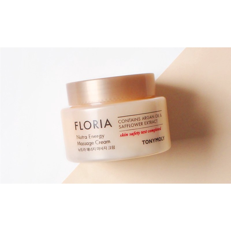 TONYMOLY Kem Massage Năng Lượng Floria Nutra 200Ml
