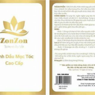 TINH DẦU ZON ZON KÍCH MỌC TÓC