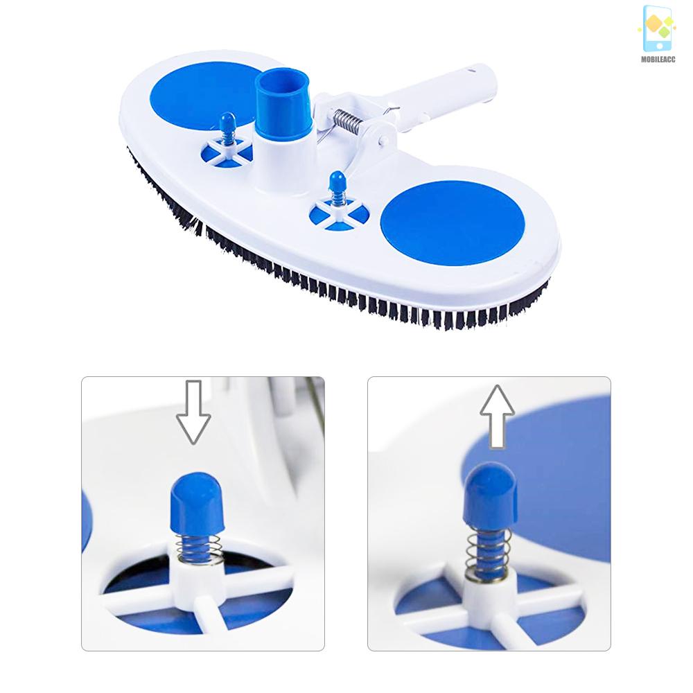 Đầu hút chân không hồ bơi vinyl HABOTEST 13.5-Inch có chổi vệ sinh tiện dụng