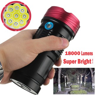 Đèn pin led 1 18000lm 9x xml t6 led