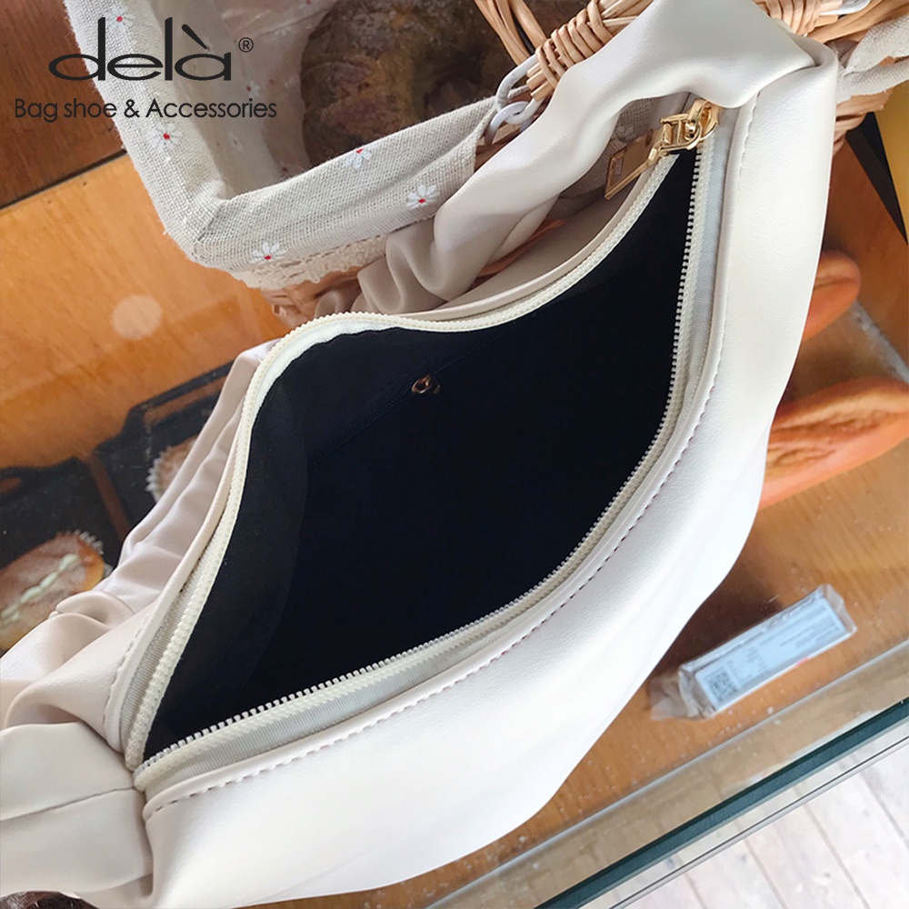 Dela Túi Xách Đeo Vai Hình Đám Mây Chất Liệu Mềm Mại Thời Trang Cho Nữ