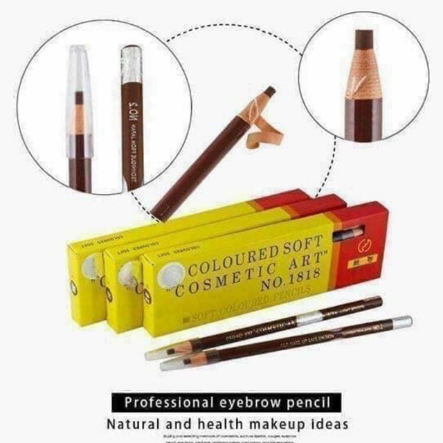 CHÌ XÉ VẼ MÀY THÁI LAN BÁN LẺ 1 CÂY (MÀU NÂU ĐEN)