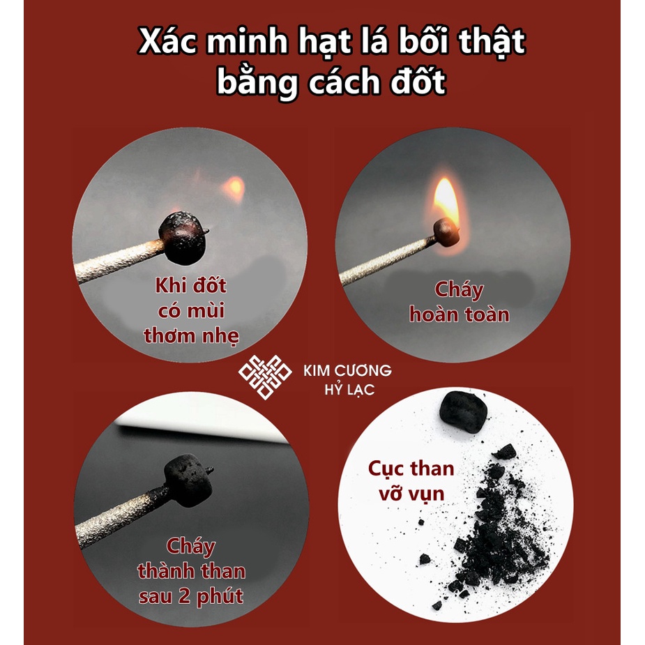 Chuỗi Đeo Tay, Vòng Phong Thủy 108 Hạt [Kim Cương Hỷ Lạc] Hạt Cây Lá Bối 8 Ly