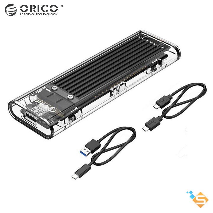 Box Ổ Cứng ORICO Chuyển M.2 PCie sang USB 3.1 TCM2-C3 Tốc Độ 10Gbps - Bảo Hành Chính Hãng 12 Tháng