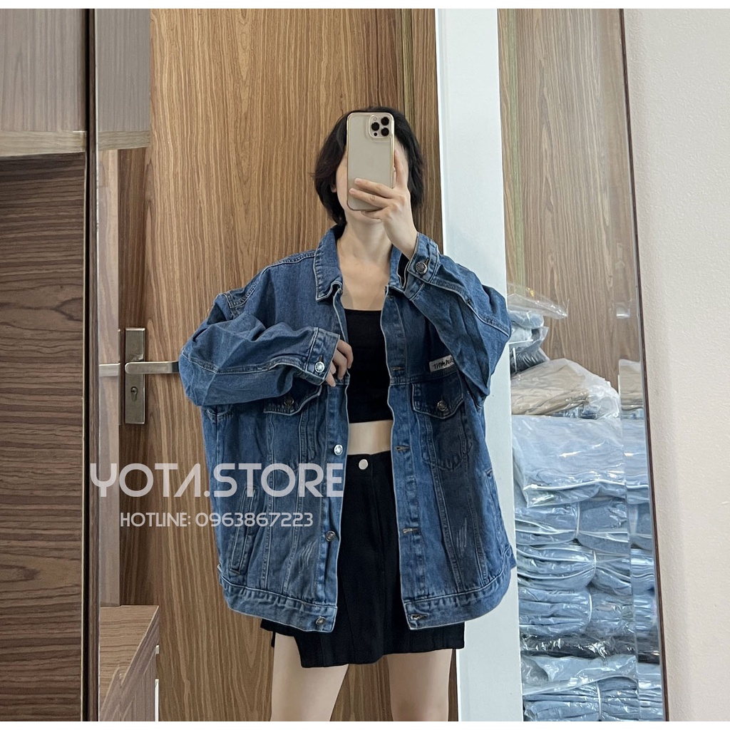 Áo khoác jeans tag - KB15