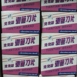 Sỉ 20 hộp lưỡi lam tím (mỗi hộp 10 lưỡi)