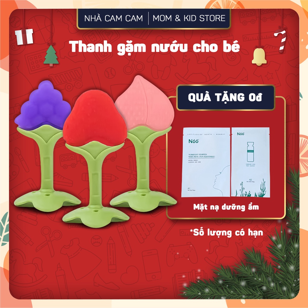 Gặm Nướu Cho Bé Hình Dáng Trái Cây Siêu Mềm Bảo Vệ Răng , Nướu