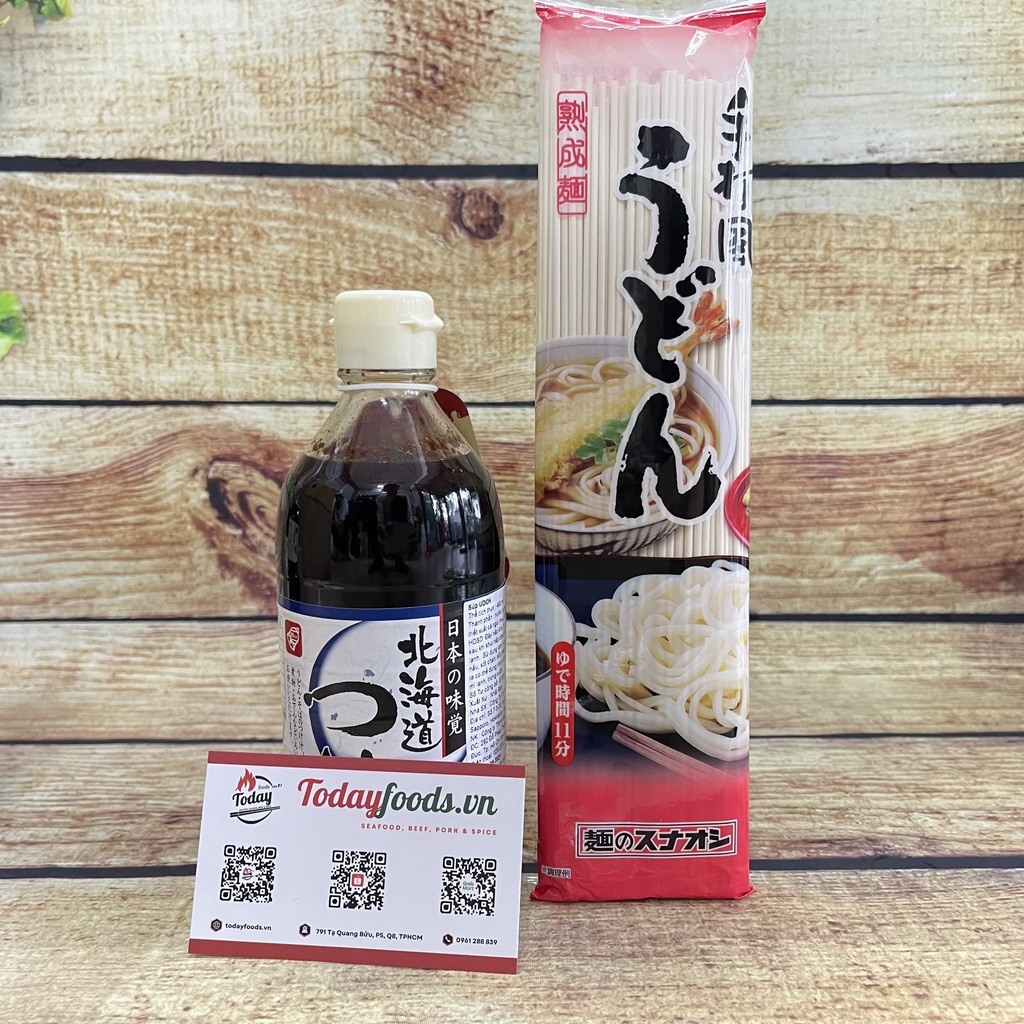 Combo sốt ăn mì udon, mì Soba, mì Udon và mì Somen tiện lợi