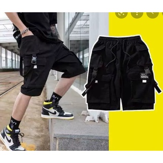 Quần short kaki túi hộp co giãn - sọt ngố 4 dây nút bấm sọt kaki khóa gài
