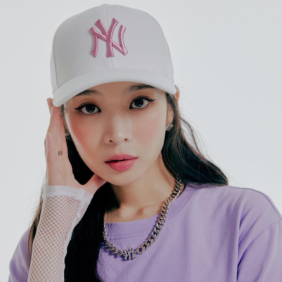 Mũ/Nón Lưỡi Trai MLB NY Yankees Baseball Cap Black/White N07