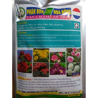 Phân bón cho hoa hồng tan chậm bịch 24 viên chuyên dùng cho cây hoa Hồng