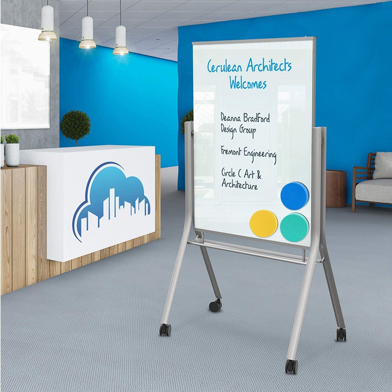 48 Pack Magnetic Whiteboard Dry Eraser Chalkboard Cleaner Round Shape Board Wiper for Classroom Home Office, 4 Colors