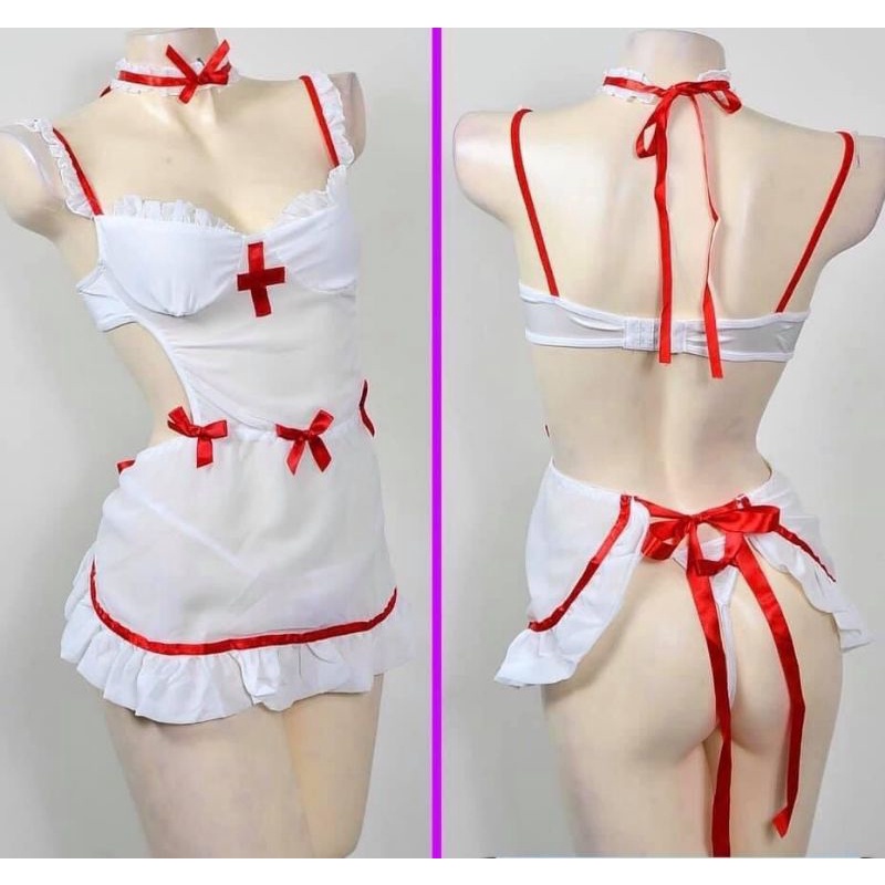 COSPLAY nàng y tá đỏ, đen BIGSIZE 55-80kg | BigBuy360 - bigbuy360.vn