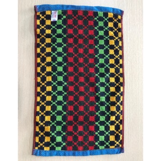 Khăn mặt cotton kẻ vuông
