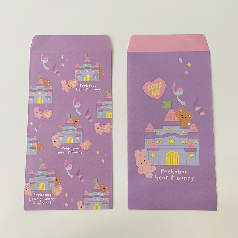 Set 2 túi giấy nhiều hình dạng dễ thương