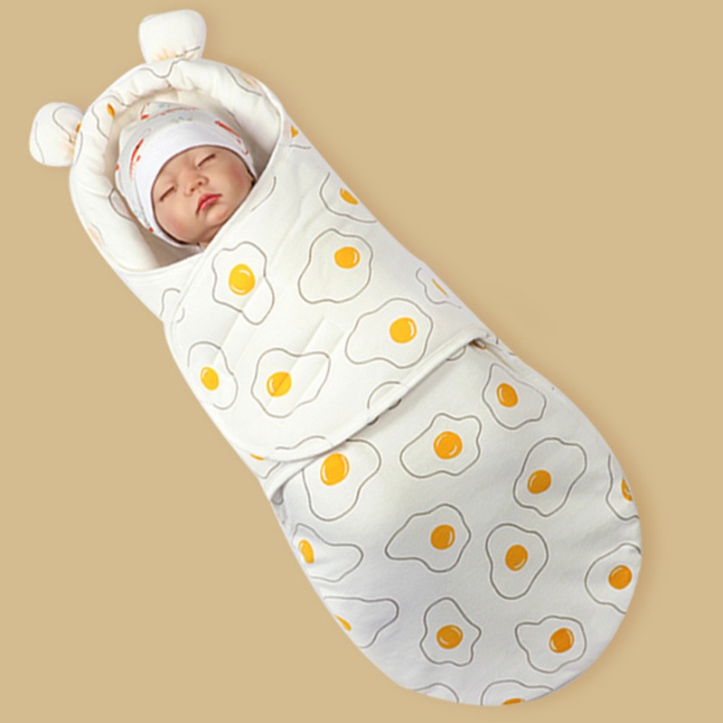 Chăn Quấn Em Bé Chất Liệu Cotton Mềm Mại Giữ Ấm Tiện Dụng