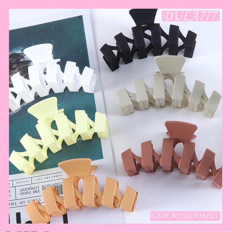 Kẹp Tóc Hình Cá Mập Cỡ Lớn Đơn Giản Thời Trang Hàn Quốc Cho Nữ