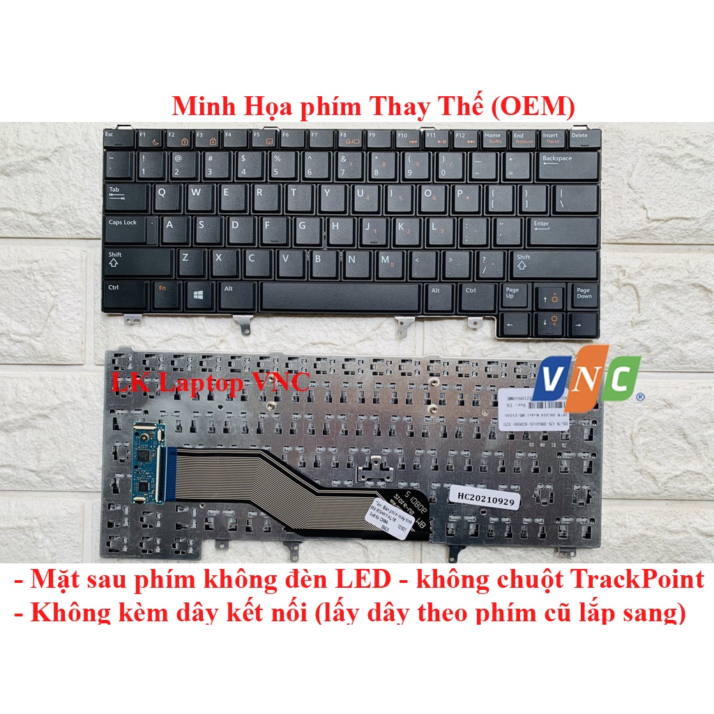 [RẺ VÔ ĐỊCH] Bàn Phím Laptop Dell Latitude E6320 E6320 E6420 E6430 E6440 E5420 E5430 có đèn led 400