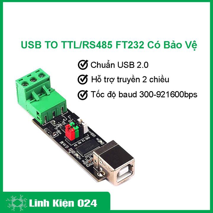 USB TO TTL/RS485 FT232 có bảo vệ