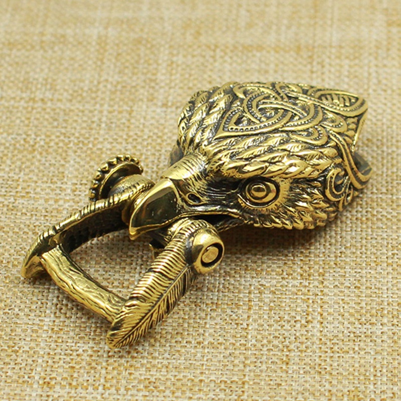 Khóa Cài Bằng Đồng Thau Hình Đại Bàng Đa Năng Dùng Làm Vòng Tay / Vòng Tay