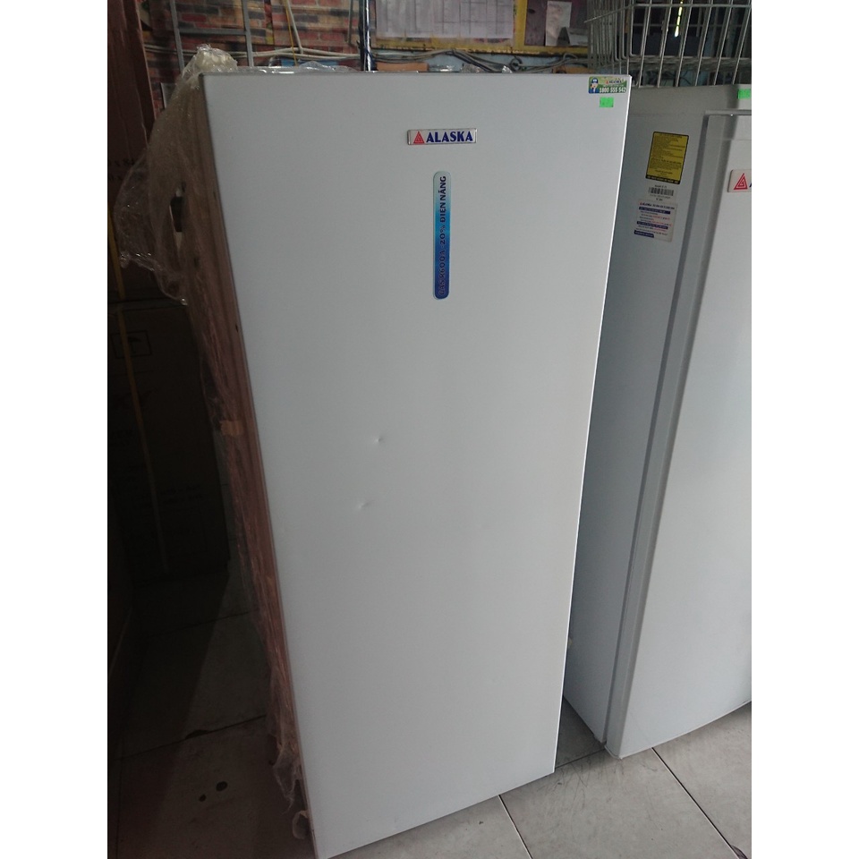 tủ đông đứng alaska 210 lít đẹp thanh lý