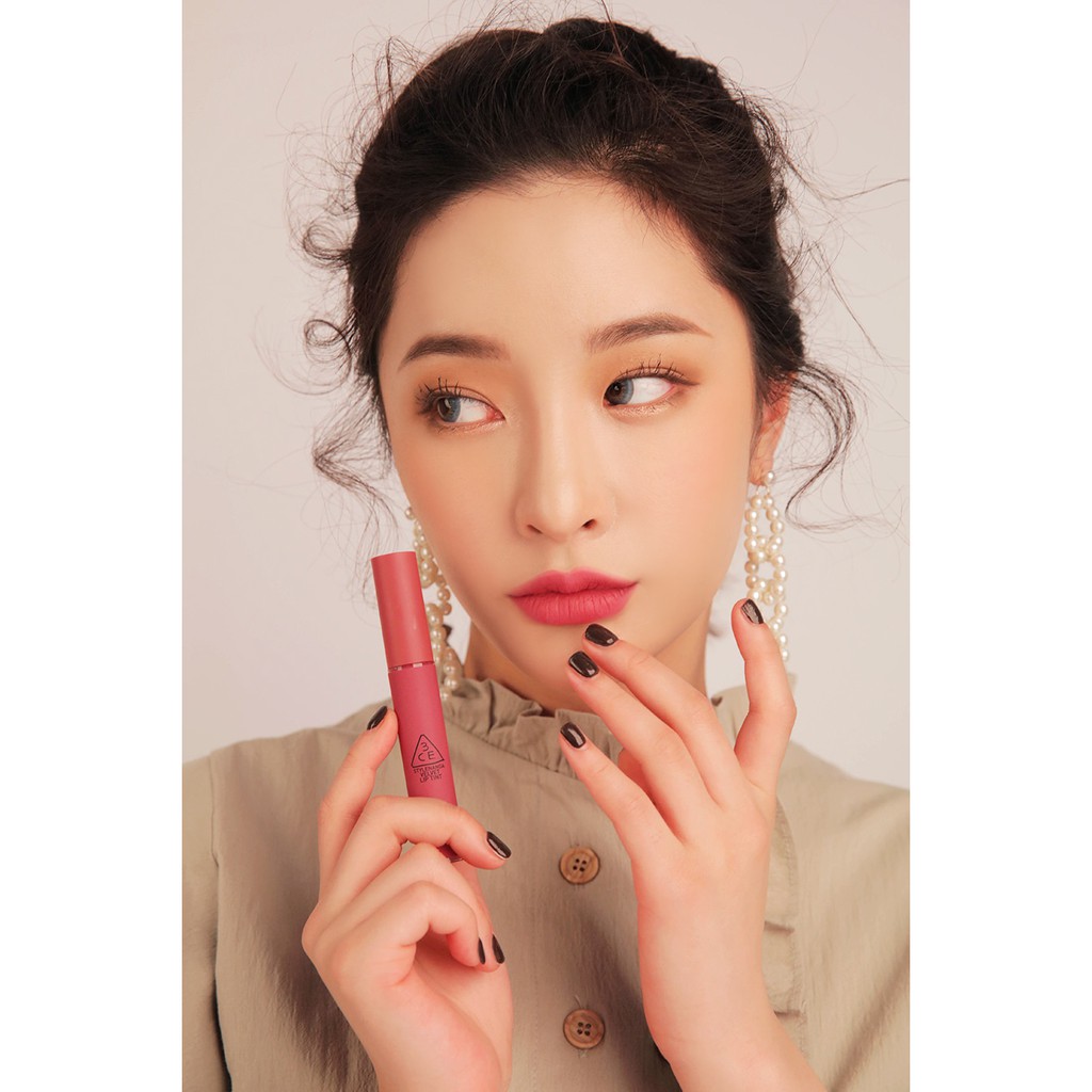 Son Kem Lì 3CE Velvet Lip Tint #PINK BREAK - Màu Hồng Đào Số 6 - 100% Chính Hãng