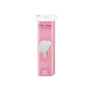 Bông 2 công dụng Pop-Puf bao zipper 90M