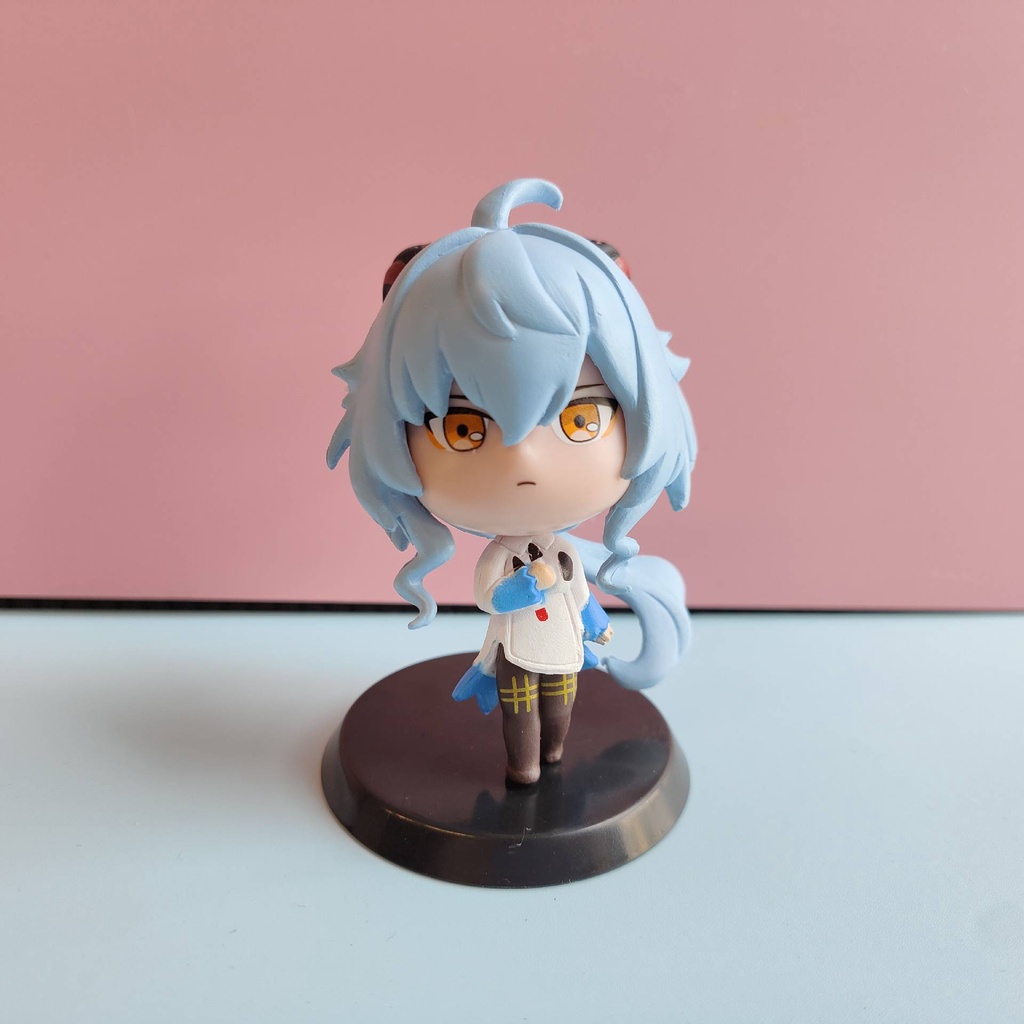 Bộ 6 Mô Hình Nhân Vật Jason Genshin Va Chạm Keqing Zhongli Xiao Qiqi Ganyu Tartaglia