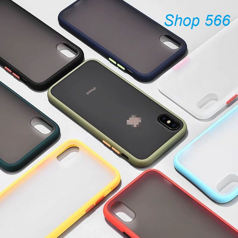 Ốp Nhám Viền Màu Cho Iphone Mới.