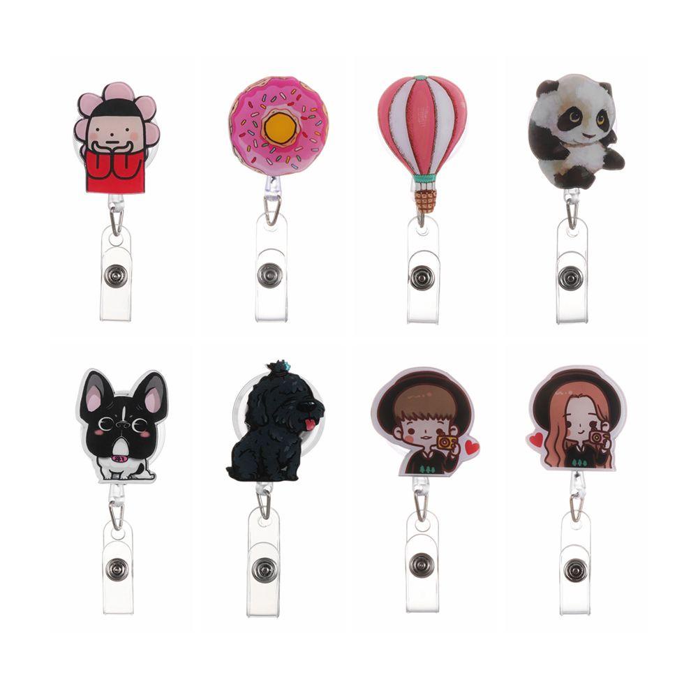 UUMIR Hộp Đựng Thẻ ID / Huy Hiệu Mini Tiện Dụng Cho Học Sinh / Y Tá / Bác Sĩ