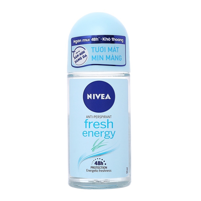 Lăn Ngăn Mùi Nivea Nivea Energy Fresh - Tươi Mát Mịn Màng 50ml