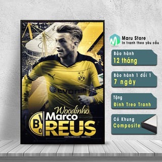 Tranh Treo Tường Bóng Đá Marco Reus, Có Khung Cao Cấp