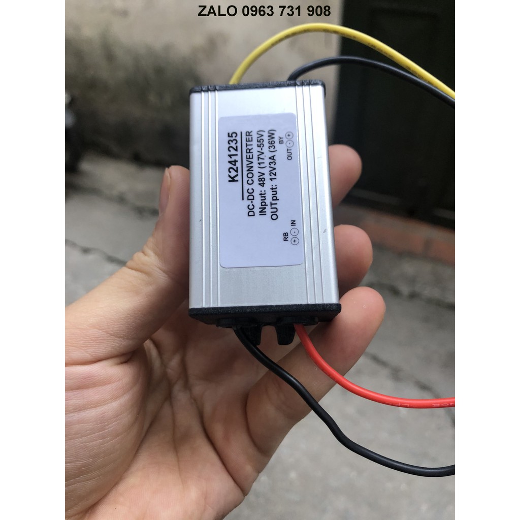 Bộ mạch hạ áp 48v xuống 12v 3a 36w