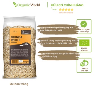 Hạt diêm mạch trắng White Quinoa Smart Organic 500g