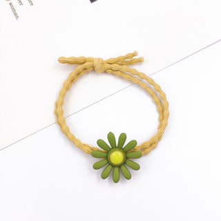 Chun buộc tóc hàn quốc hoa cúc họa mi nhiều màu dễ thương cột tóc hoa cúc chọn màu ngẫu nhiên - Dây thun chun buộc tóc