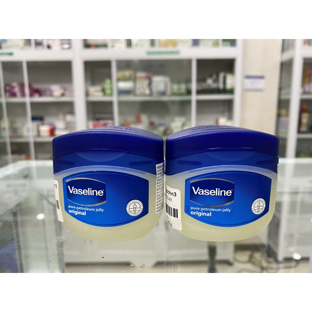 Sáp dưỡng ẩm phục hồi da khô, nứt nẻ Vaseline Pure Petroleum Jelly Original hũ 50ml