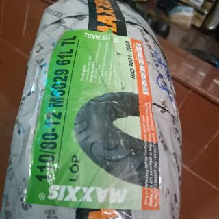 Vỏ xe Excel 110/80-12 chính hãng Maxxis ( không xài ruột )