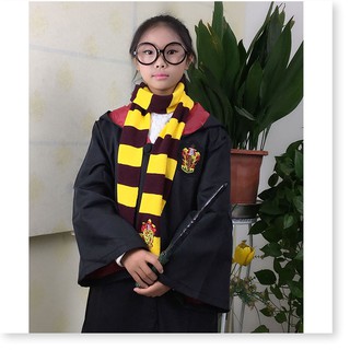 áo choàng phép thuật trẻ em Harry potter +đũa phép