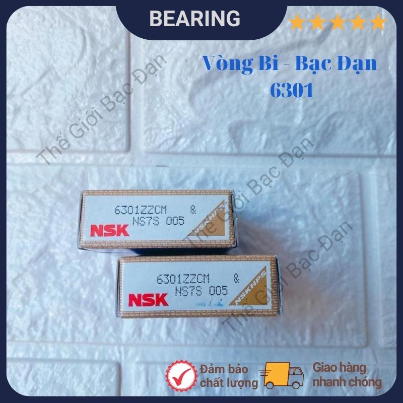 Vòng bi bạc đạn NSK 6301 ZZCM - hàng đẹp - chất lượng cao - Thế Giới Bạc Đạn