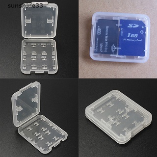SU 8 Slots Micro SD TF SDHC MSPD Memory Card Protecter Box Storage Case Holder n